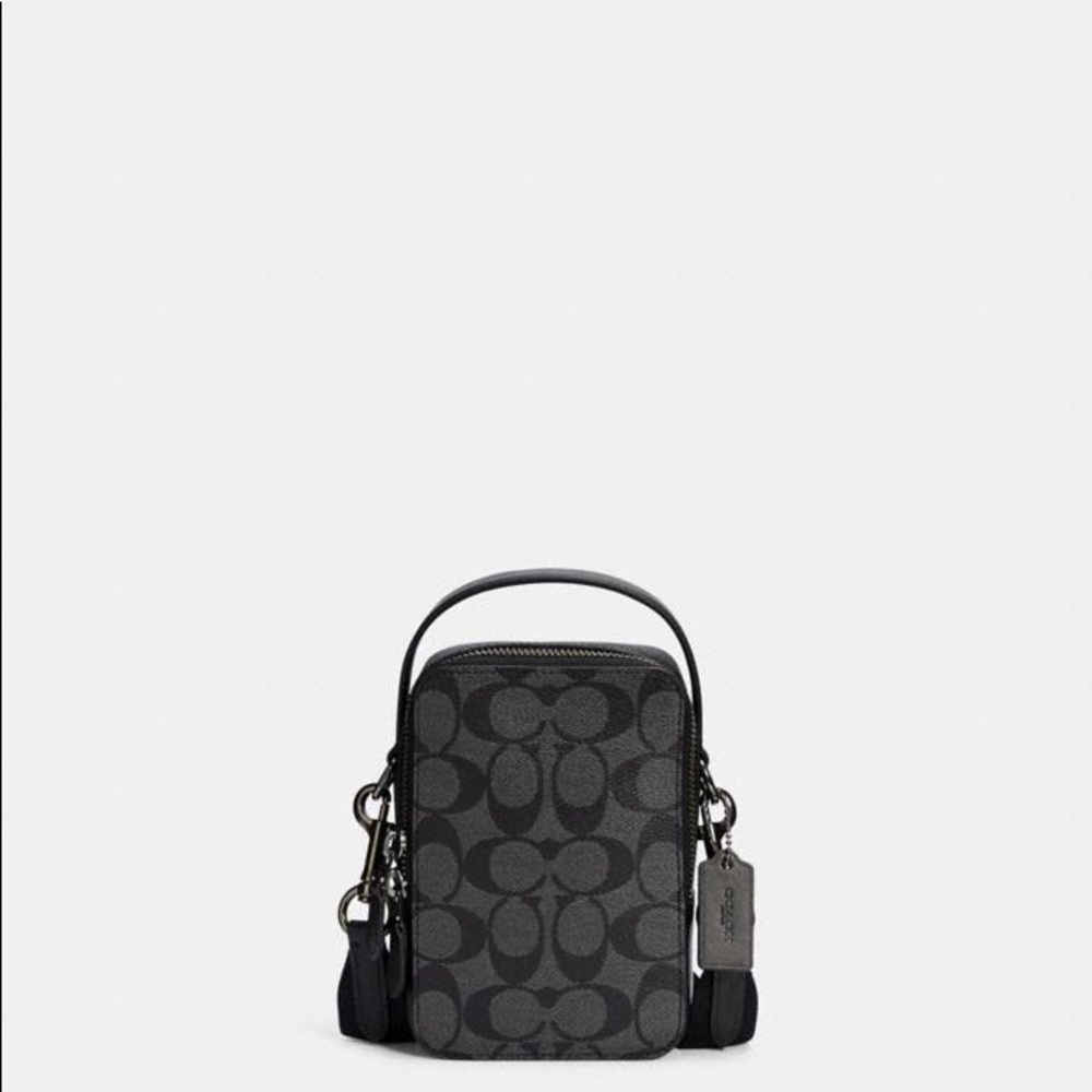 🎀Coach TOP HANDLE CROSSBODY IN SIGNATURE CANVAS - Picture 2 of 4